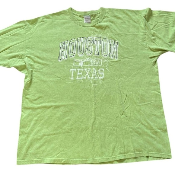 Green Houston Texas T-Shirt size 2X #Texas #Houston #T-shirt - Picture 1 of 6